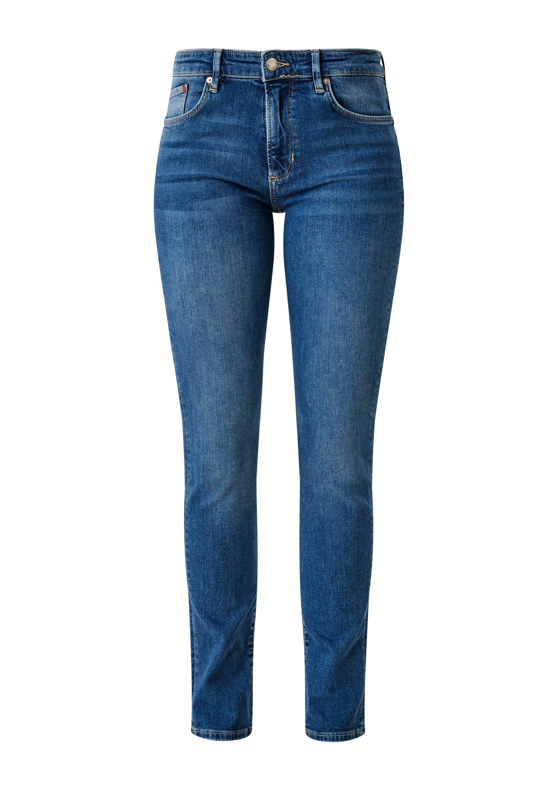 s.Oliver - Jeans Betsy / Slim Fit / Mid Rise / Slim Leg, Damen, blau von s.Oliver