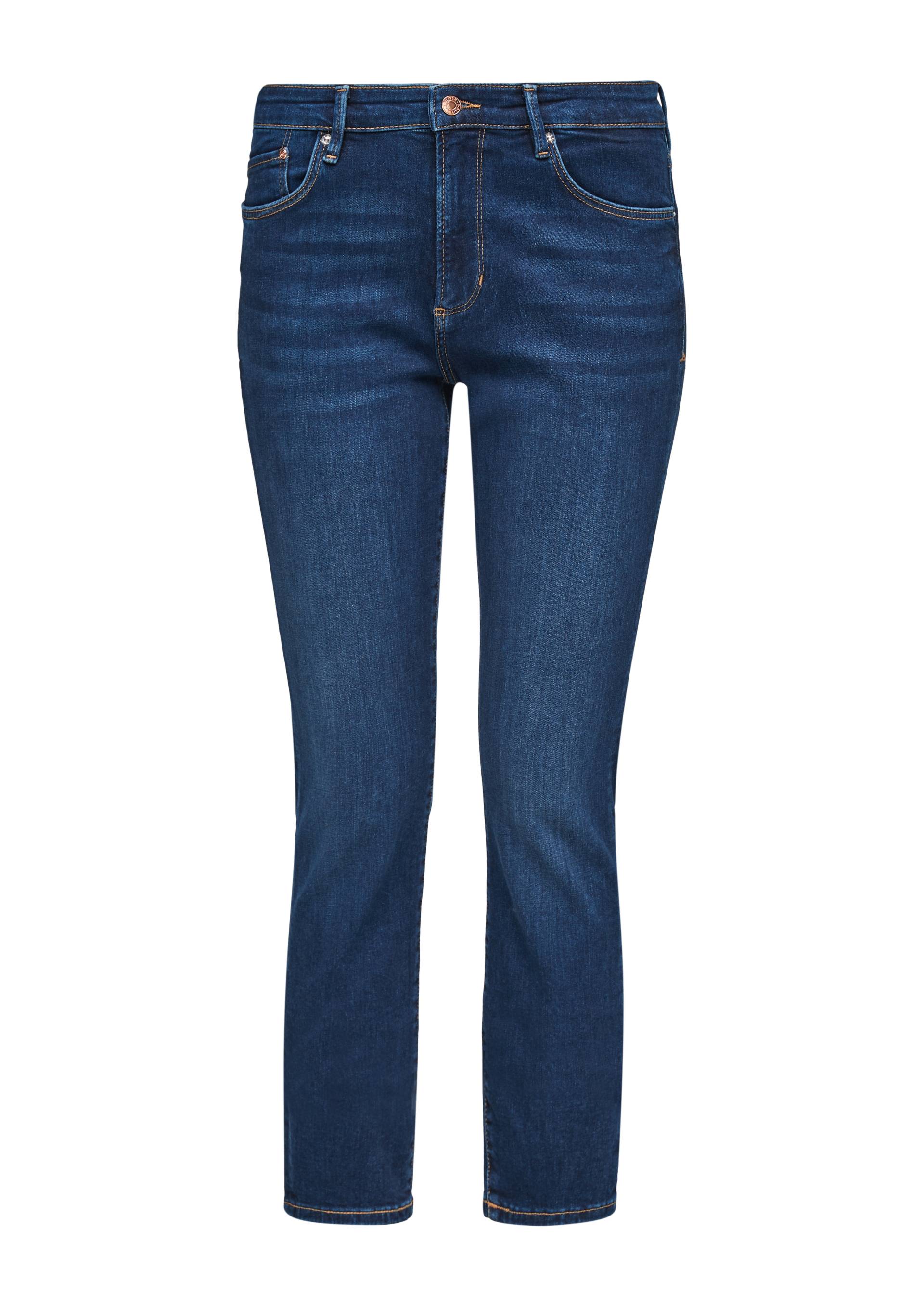 s.Oliver - Jeans Betsy / Slim Fit / Mid Rise / Slim Leg, Damen, blau von s.Oliver