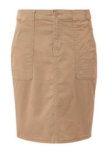 Kurzer Rock mit aufgesetzten Taschen Sandstein 44 von s.Oliver