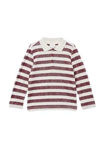 Langärmeliges Poloshirt mit Streifen rot 140 von s.Oliver