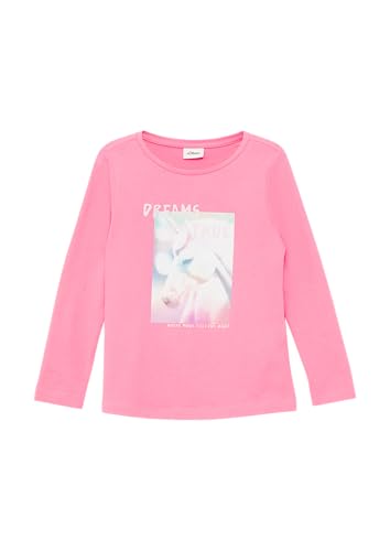 Langarmshirt in A-Shape aus Baumwolle Altrosa 116/122 von s.Oliver