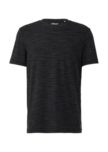 Meliertes T-Shirt aus Baumwollmix schwarz M Meliertes T-Shirt aus Baumwollmix schwarz M von s.Oliver