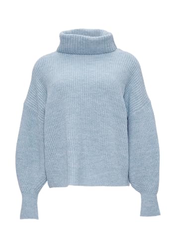 Oversized Pullover mit Rollkragen hellblau 48 von s.Oliver
