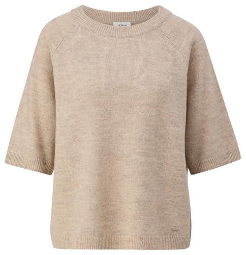 s.Oliver Damen Pullover Kurzarm 2167999 Brown 46 von s.Oliver
