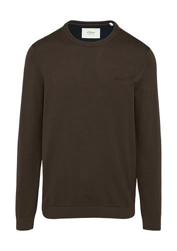 s.Oliver Herren 2156055 Pullover mit Logo-Detail, 8870,L von s.Oliver