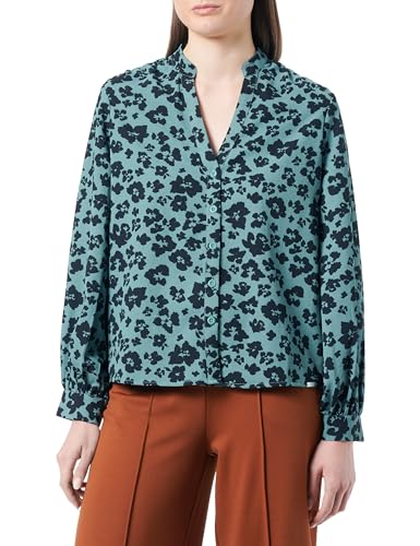 s.Oliver Q/S by Damen Bluse Langarm Blue Green 34 von s.Oliver