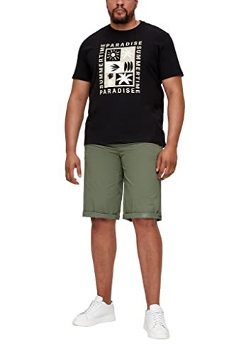 Relaxed: Bermuda aus Baumwollstretch olivgrün 48 von s.Oliver