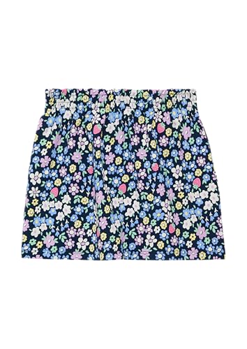 Rock mit All-Over-Print und Elastikbund Navy 116 von s.Oliver