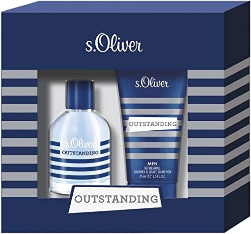 Outstanding Men by S. Oliver Geschenkbox, 2-teilig :Eau de Toilette Spray 30 ml + Shower Shampoo 75 ml / 1 Stk. von s.Oliver