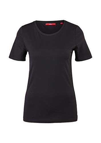 s.Oliver Damen 2060837 T-Shirt, Schwarz, 48 EU von s.Oliver