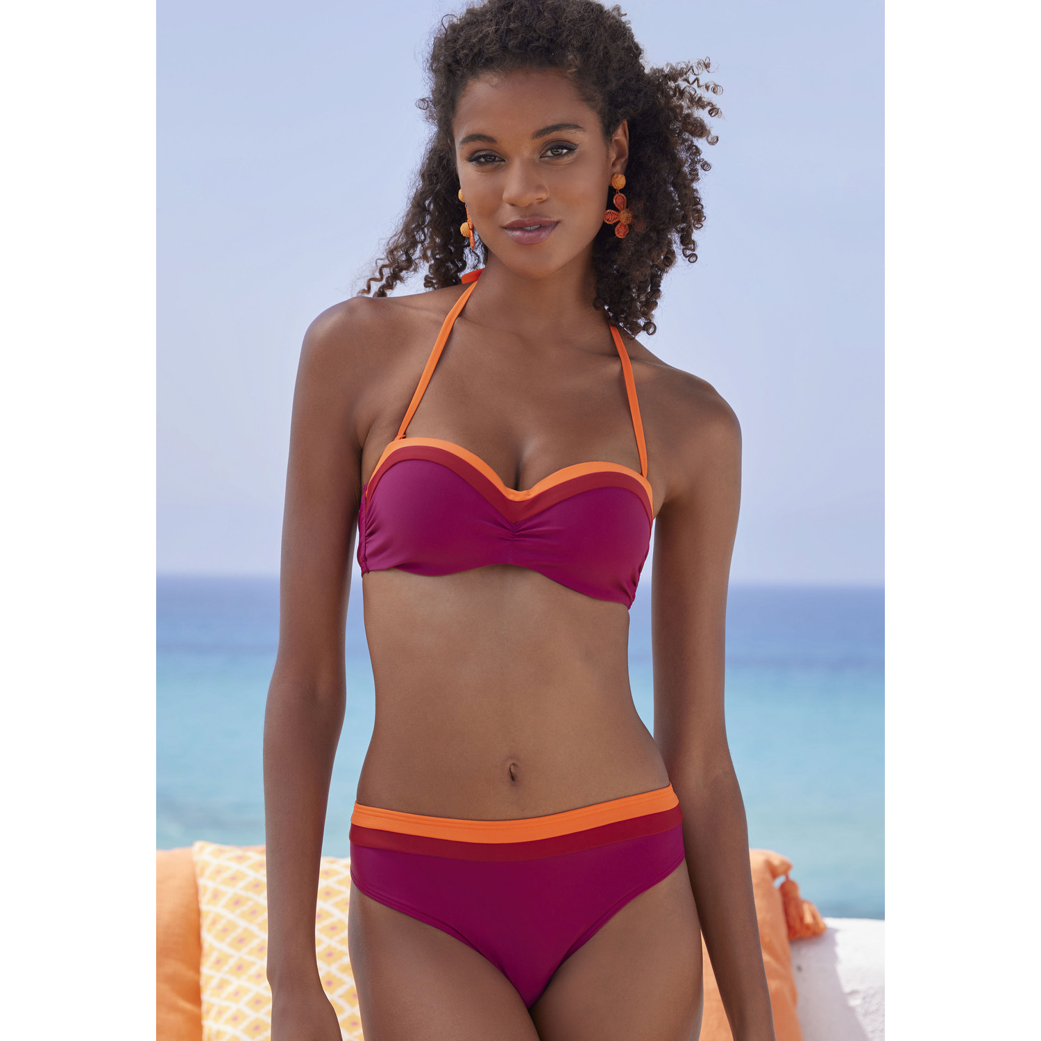 S.OLIVER Bikini-Hose Damen berry-orange Gr.38 S.OLIVER Bikini-Hose Damen berry-orange Gr.38 von s.Oliver