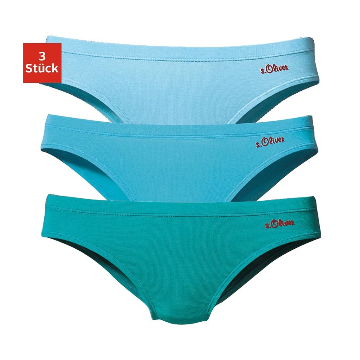 S.OLIVER Bikinislip Damen petrol-türkis Gr.52/54 (XXXL) von s.Oliver