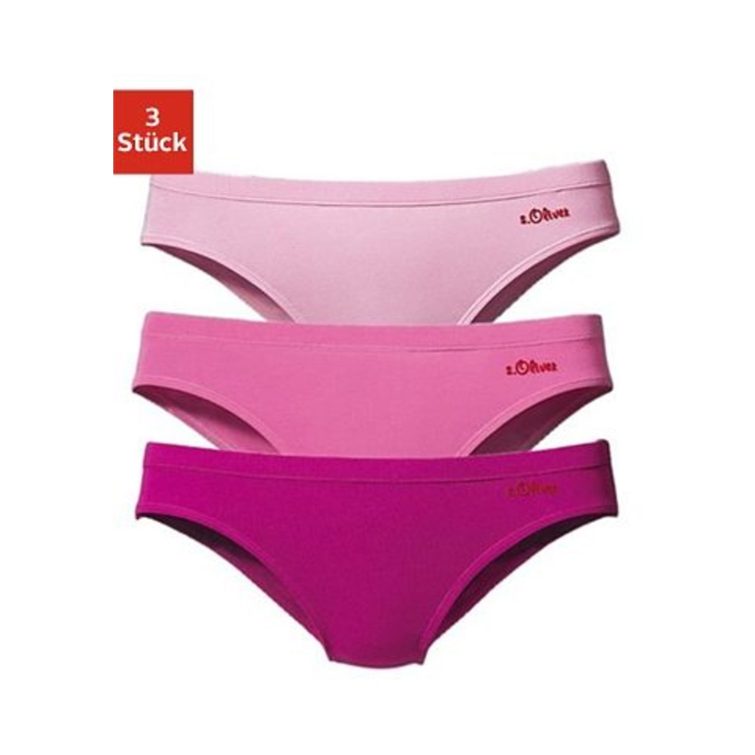 S.OLIVER Bikinislip Damen rosa-pink Gr.48/50 (XXL) von s.Oliver