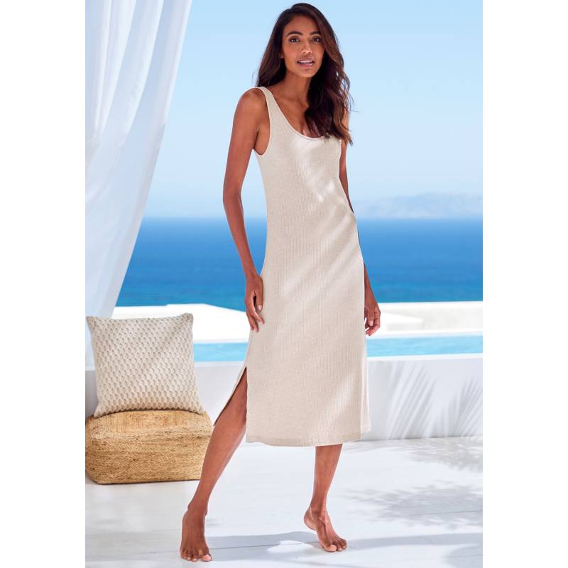 S.OLIVER Damen Nachthemd beige-meliert Gr.40/42 von s.Oliver