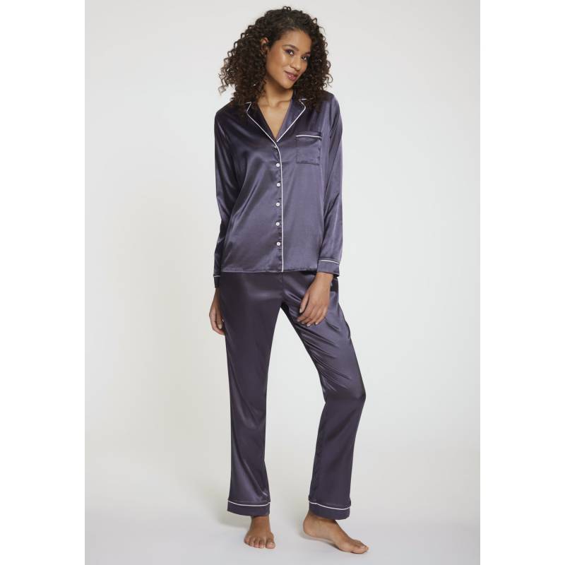 S.OLIVER Damen Pyjama dunkelblau Gr.40 von s.Oliver