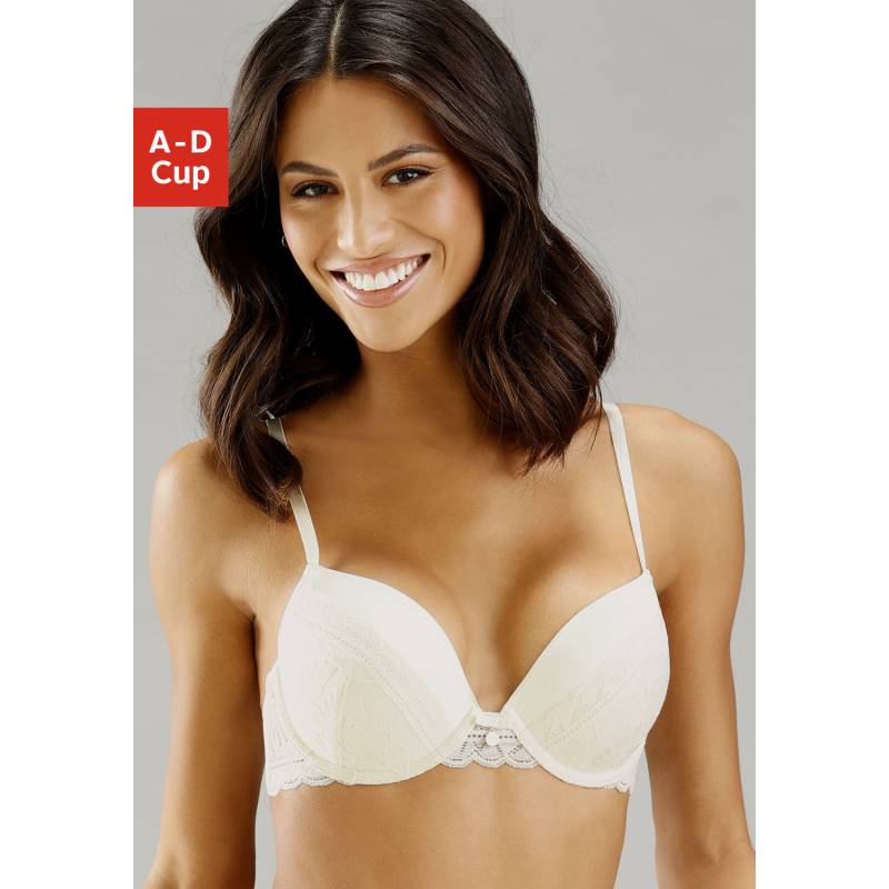 S.OLIVER Push-up-BH Damen creme Gr.70B von s.Oliver