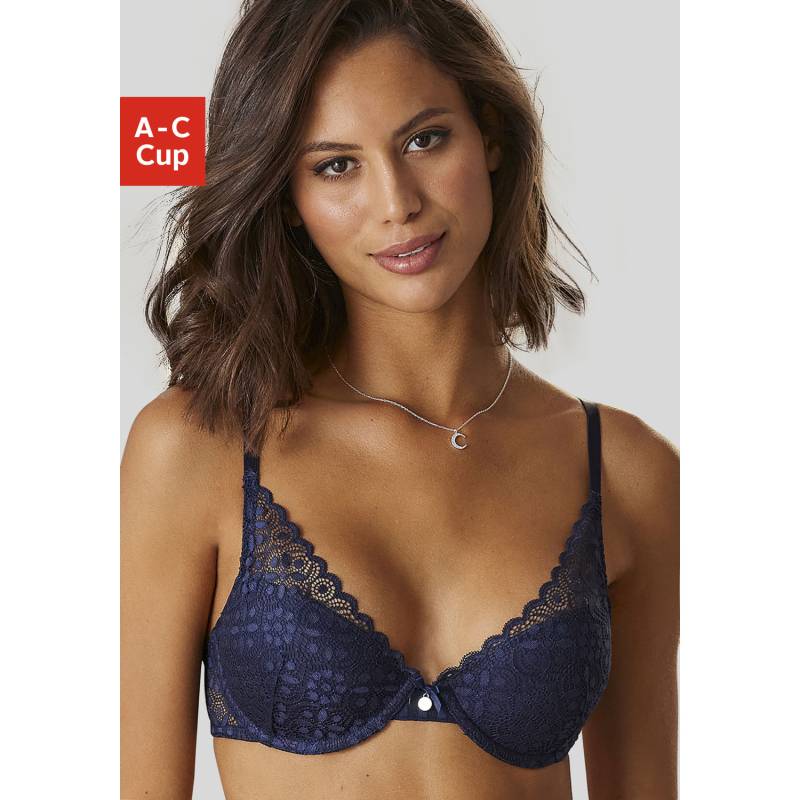 S.OLIVER Push-up-BH Damen dunkelblau Gr.80C von s.Oliver