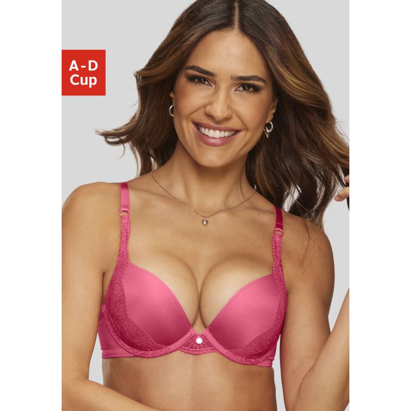 S.OLIVER Push-up-BH Damen koralle Gr.85C von s.Oliver
