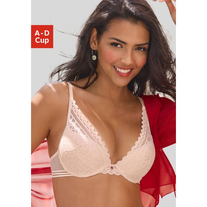 S.OLIVER Push-up-BH Damen puder Gr.80D von s.Oliver