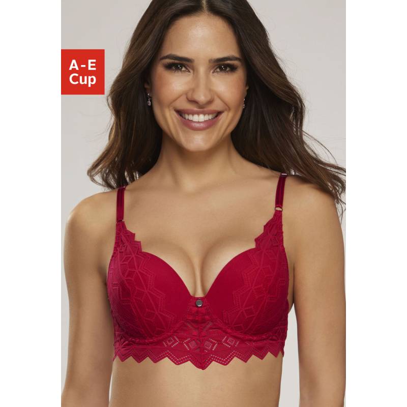 S.OLIVER Push-up-BH Damen rot Gr.70C von s.Oliver