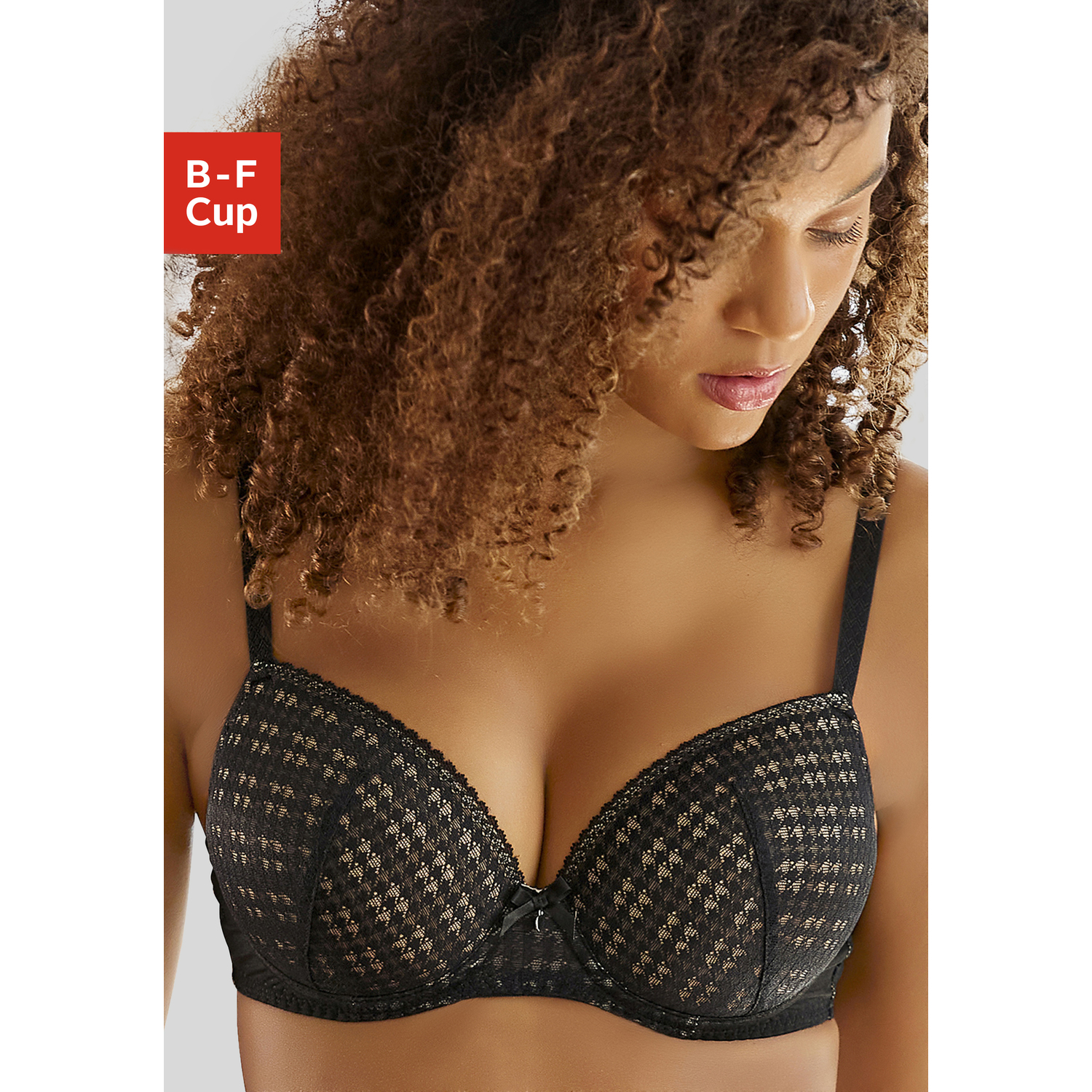S.OLIVER Push-up-BH Damen schwarz Gr.80C von s.Oliver