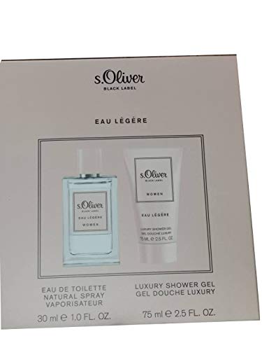S.Oliver Black Label Eau Legere femme/woman Set (Eau de Toilette,30ml+ Duschgel,75ml), 105 ml von s.Oliver