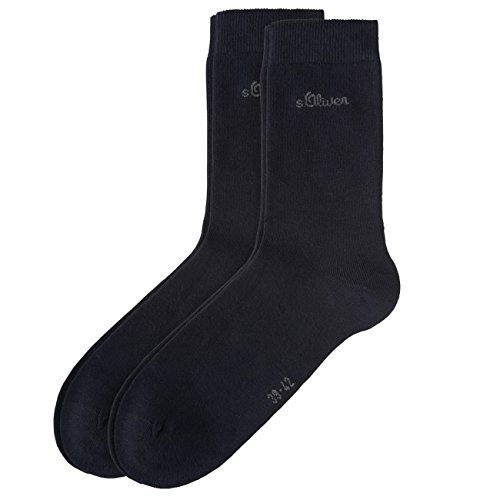 s.Oliver Classic Damen Socken 8er Pack, Größe:35-38;Farbe:navy (04) von s.Oliver