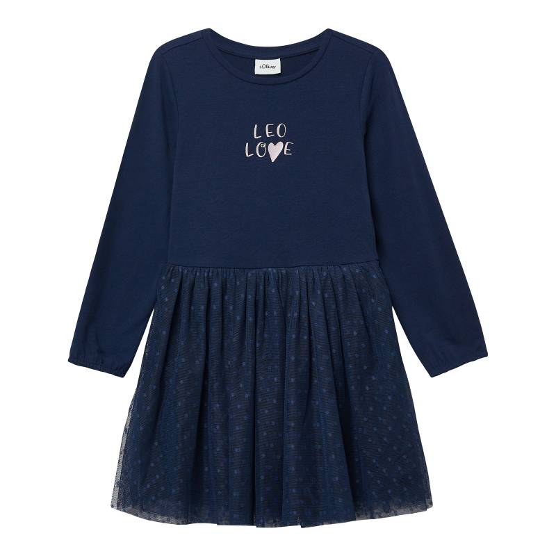 S.Oliver Kleid langarm mit Tüllrock Leoprint von s.Oliver