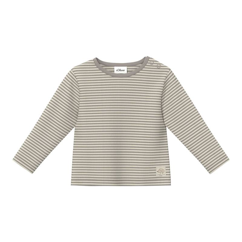 S.Oliver Shirt langarm Ringel Rippqualität von s.Oliver