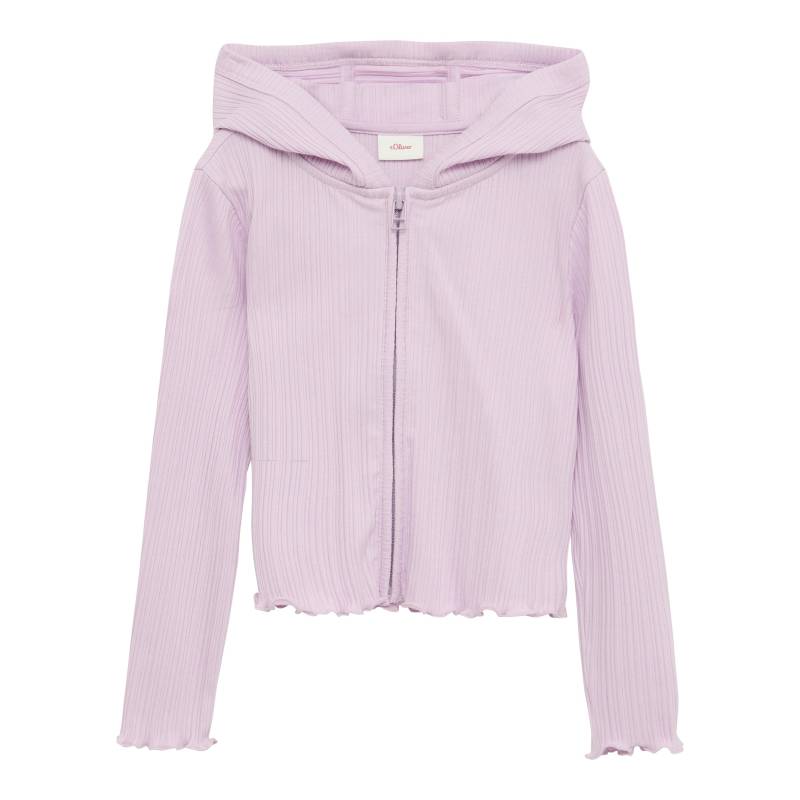S.Oliver Sweatjacke mit Kapuze Rippqualität leicht von s.Oliver