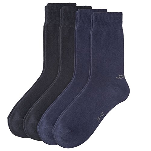 s.Oliver Herren Classic Socken 8er Pack (DE/NL/SE/PL, Numerisch, 39, 42, Regular, Regular, Navy (04)) von s.Oliver
