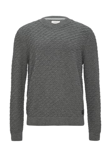Strukturierter Pullover mit V-Ausschnitt Graphit S Strukturierter Pullover mit V-Ausschnitt Graphit S von s.Oliver