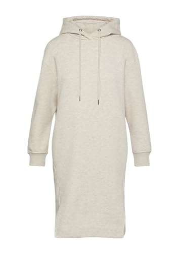 Sweat-Kleid mit seitlichen Eingrifftaschen und Schlitzen beige 34 von s.Oliver