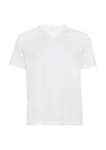 T-Shirt V-Neck mit Logo-Detail von s.Oliver