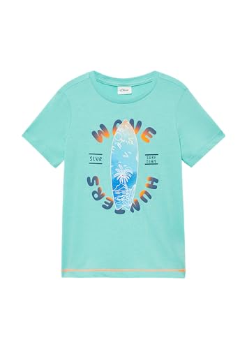 T-Shirt aus Baumwolle mit gummiertem Frontprint türkis 140 T-Shirt aus Baumwolle mit gummiertem Frontprint türkis 140 von s.Oliver