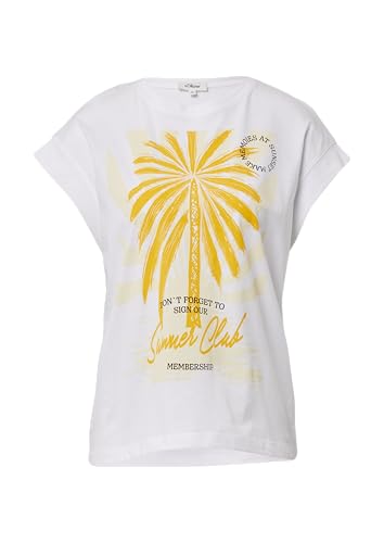 T-Shirt im Relaxed Fit mit Folienprint weiß 42 T-Shirt im Relaxed Fit mit Folienprint weiß 42 von s.Oliver