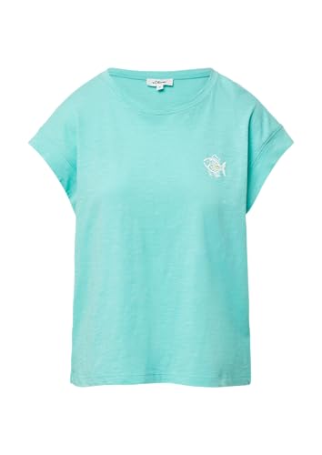 T-Shirt im Relaxed Fit mit kleinem Artwork helles türkis 36 T-Shirt im Relaxed Fit mit kleinem Artwork helles türkis 36 von s.Oliver