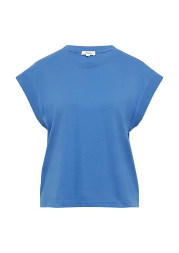 T-Shirt im Relaxed Fit mit überschnittenen Schultern Royalblau 34 von s.Oliver