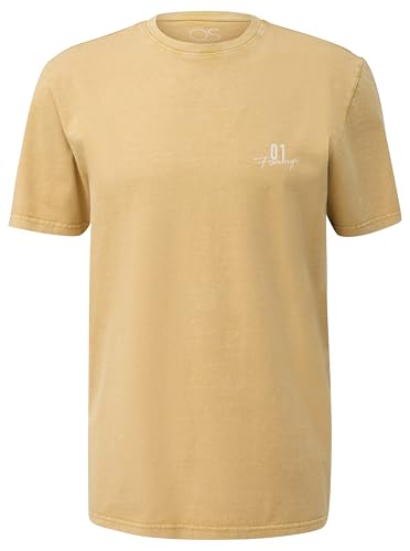 T-Shirt mit Flammgarnstruktur von s.Oliver