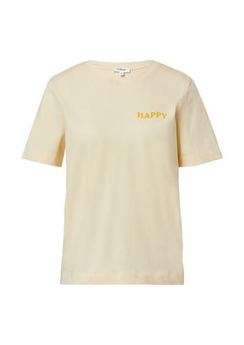 T-Shirt mit Front- und Rückenprint beige 42 von s.Oliver