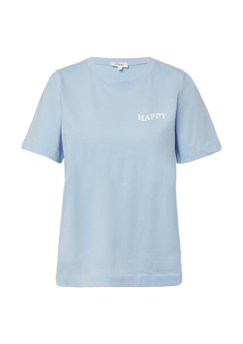 T-Shirt mit Front- und Rückenprint hellblau 42 von s.Oliver