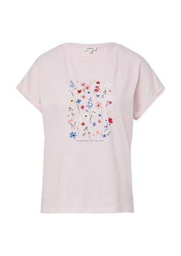 T-Shirt mit Frontprint im Relaxed Fit zartrosa 38 von s.Oliver