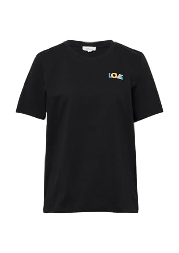 T-Shirt mit Pride-Motiv schwarz 40 von s.Oliver