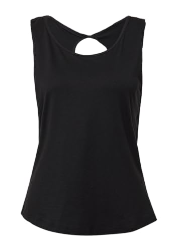 Top mit dekorativem Cut-Out schwarz 40 von s.Oliver