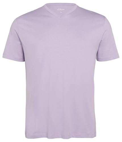 V-Neck T-Shirt mit Logo-Detail von s.Oliver