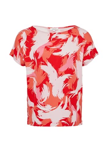 Viskosemix-T-Shirt im Relaxed Fit preiselbeere 40 von s.Oliver