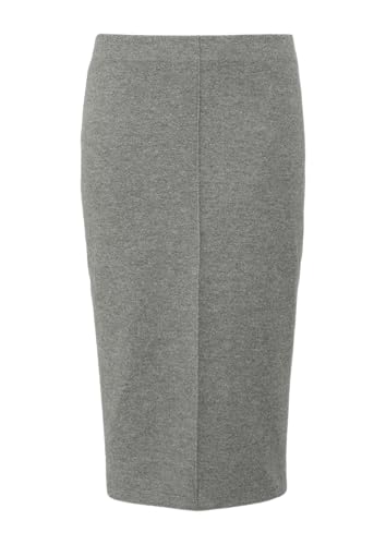 Weicher Midi-Rock aus Sweat Graphit 40 von s.Oliver