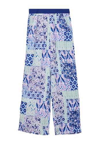 Wide-Leg-Hose aus Viskose im Loose Fit blau 158 von s.Oliver