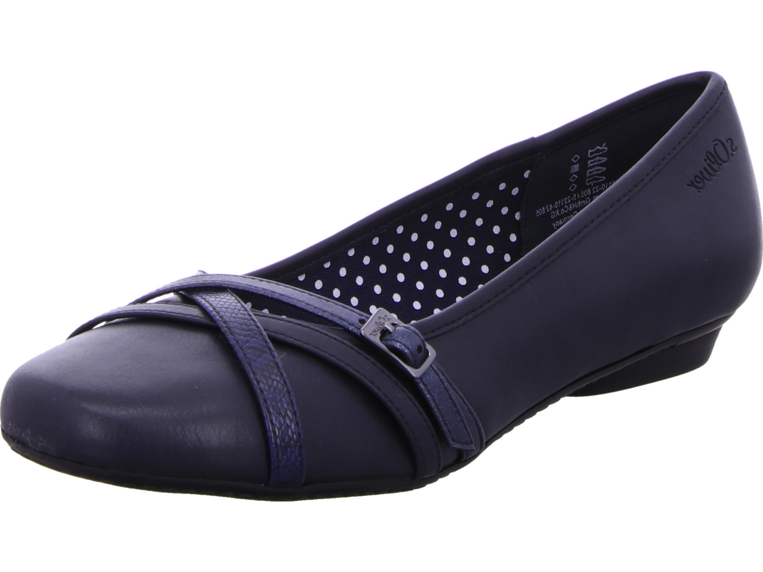 female Sportliche Slipper blau 37 von s.Oliver