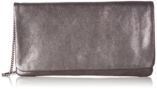 s.Oliver (Bags) 31.511.94.5354 31.511.94.5354 Damen Clutches 26x14x1 cm (B x H x T), Silber (Gun Metal 0025) von s.Oliver (Bags)